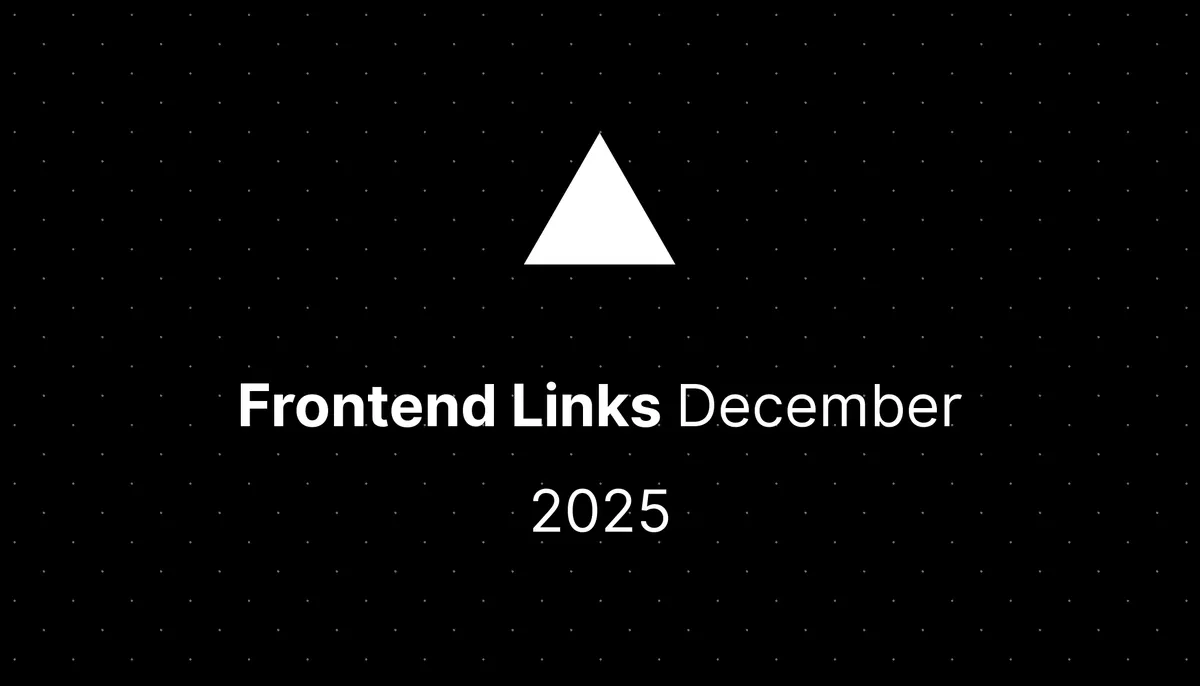 Frontend Links December 2025