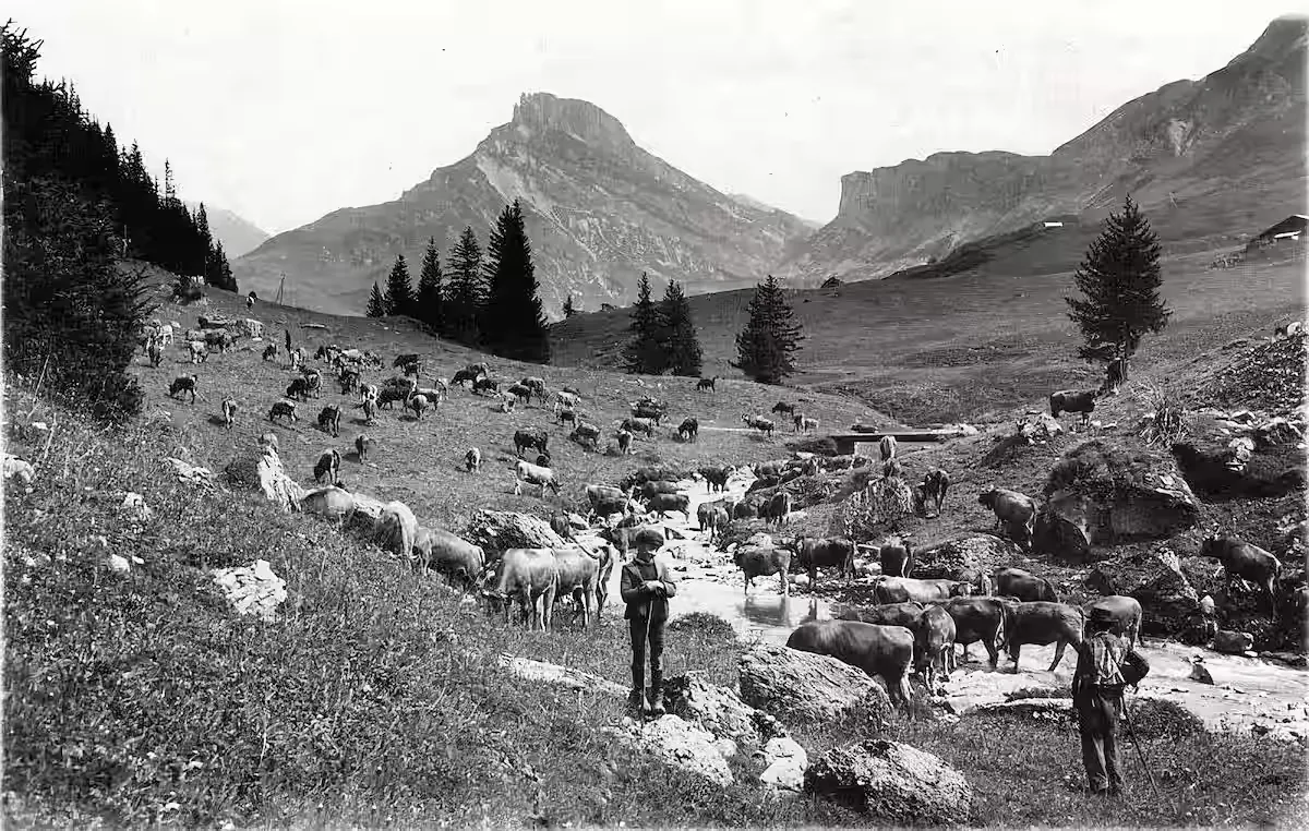 L’ancien village de Roselend