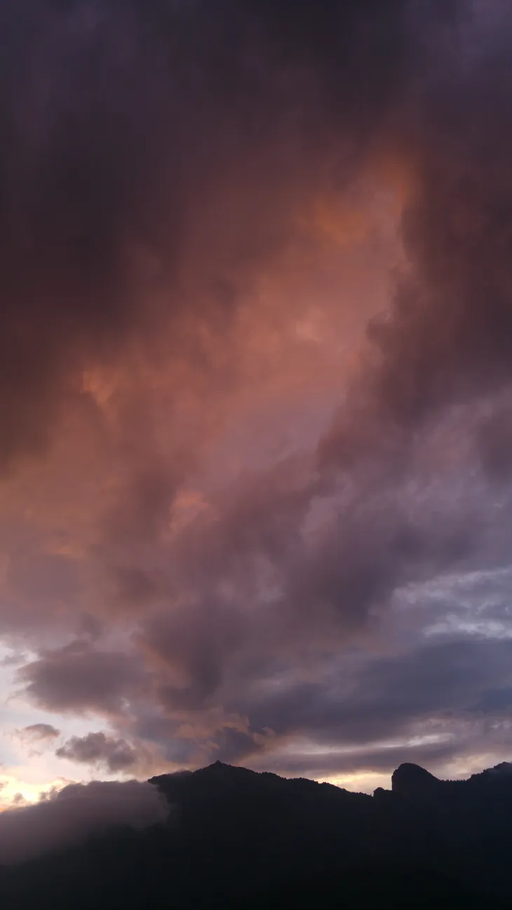 2018-08-13 Coucher de soleil sur les Bauges 3