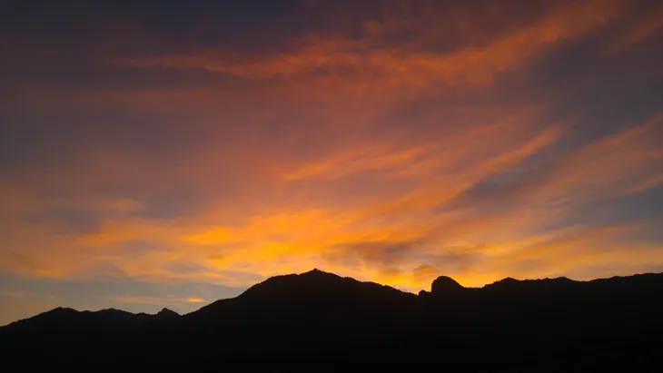 2020-07-09 Coucher de soleil sur les Bauges