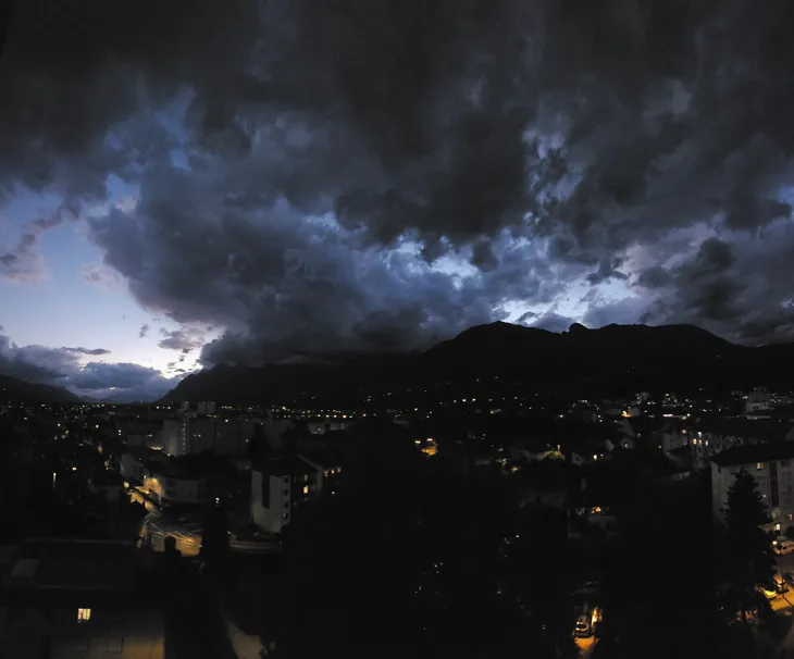 2025-09-15 Soirée nuageuse sur les Bauges