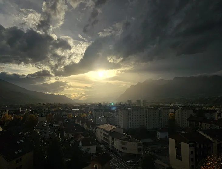 2025-11-15 Coucher de soleil sur la Combe de Savoie