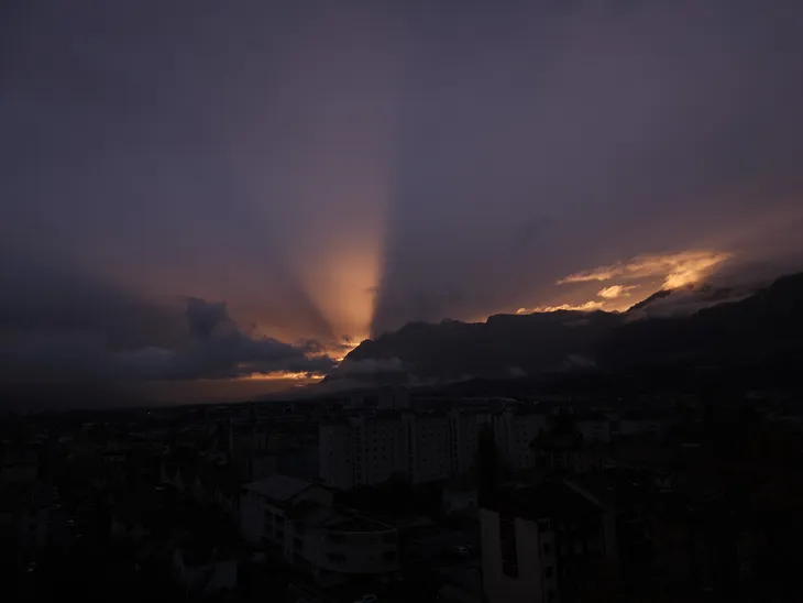 2025-11-16 Coucher de soleil sur la Combe de Savoie 2