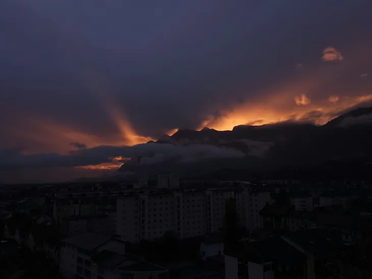 2025-11-16 Coucher de soleil sur la Combe de Savoie 3