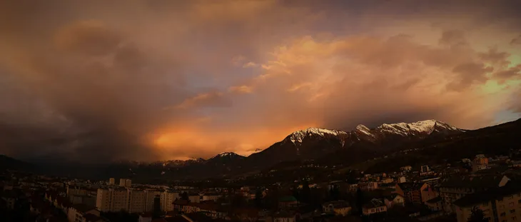 2026-02-03 Coucher de soleil sur les Bauges