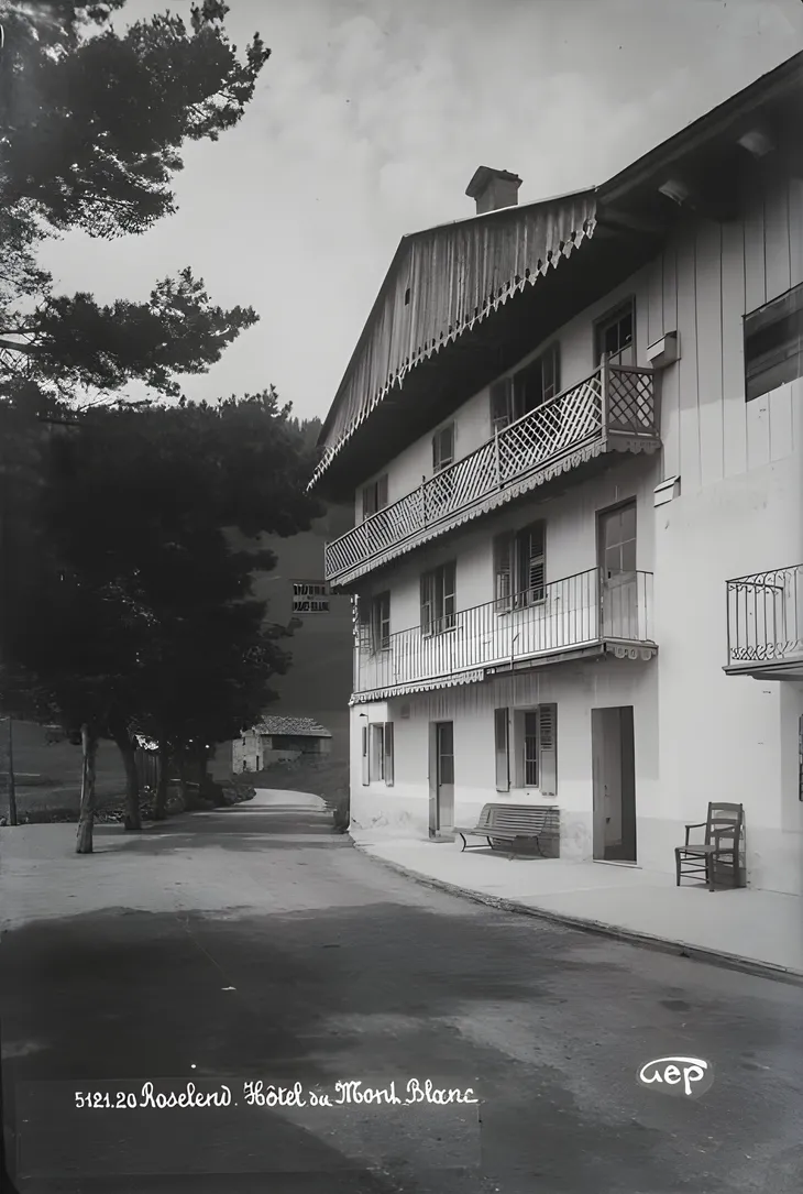 Hôtel Mont Blanc juillet 1935