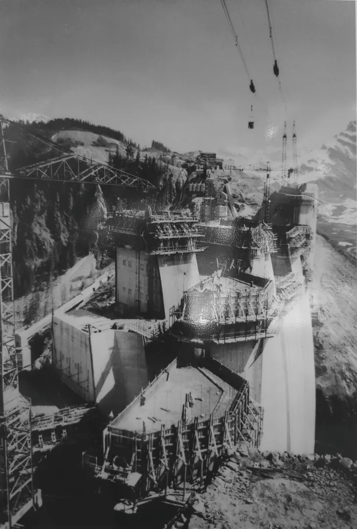 Coffrages sur la voûte