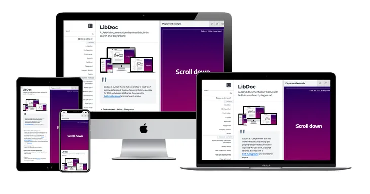 Écrans Jekyll LibDoc