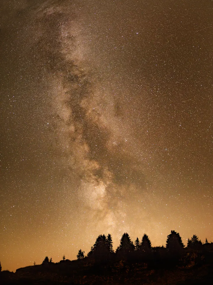La Voie Lactée sur la Roche Parstire
