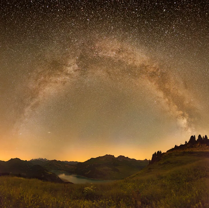 La Voie Lactée sur Roselend