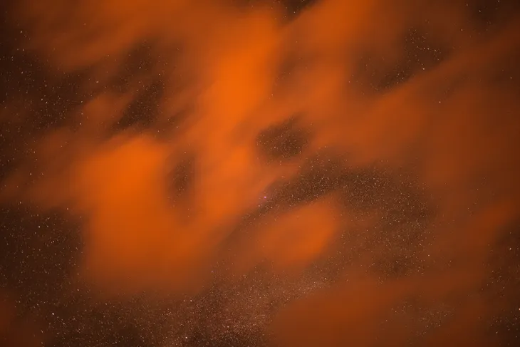 Texture nuages et Voie Lactée