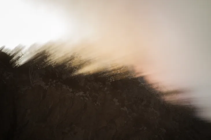 Ombres portées sur crête