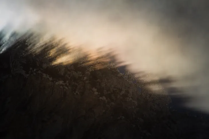 Ombres portées sur crête