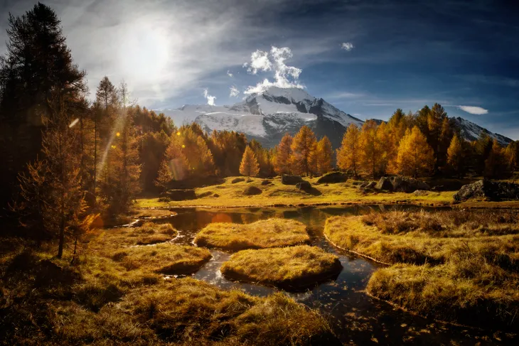 Paysage d’Automne au Monal