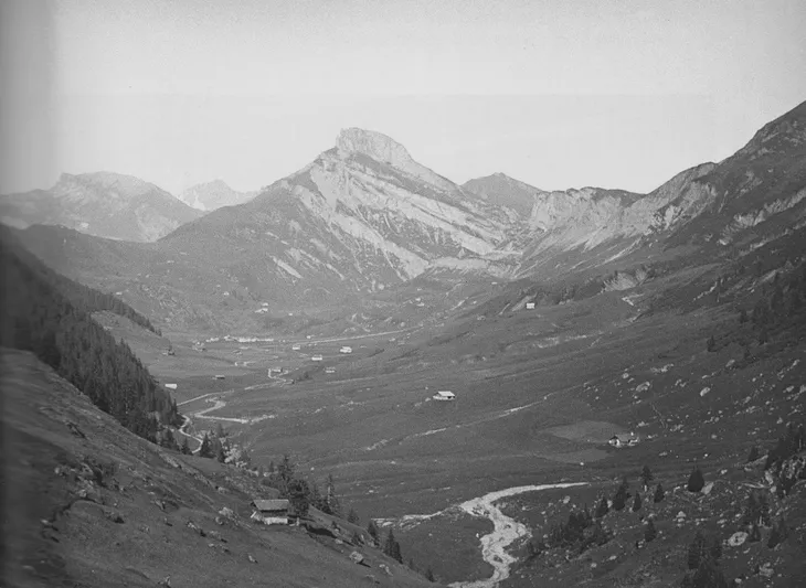 La vallée de Roselend en 1917