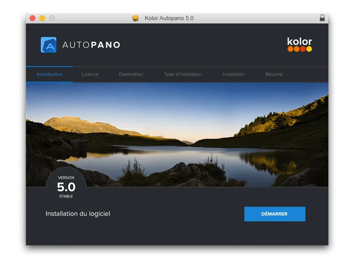 1. introduction - Projet de maquette haute fidélité du programme d’installation des produits Kolor.