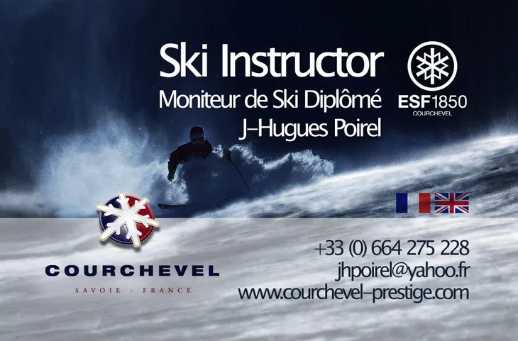 Carte de visite Moniteur de Ski