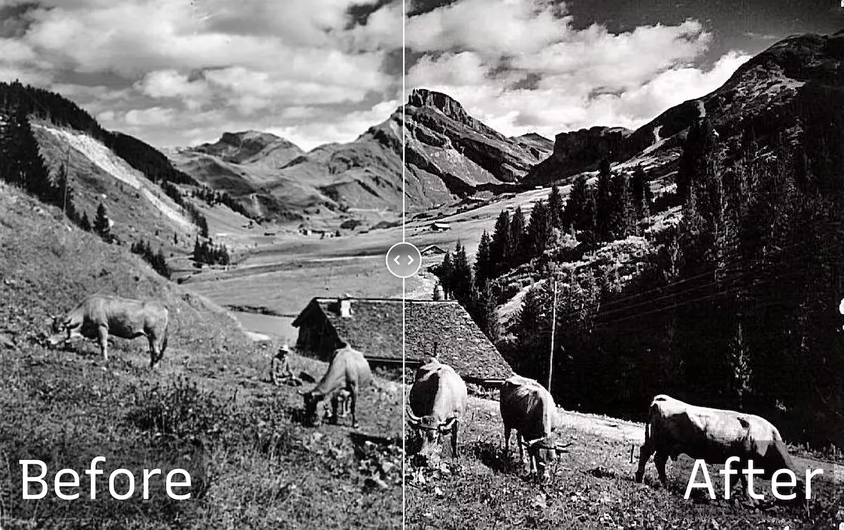 Upscayl examples with old photos